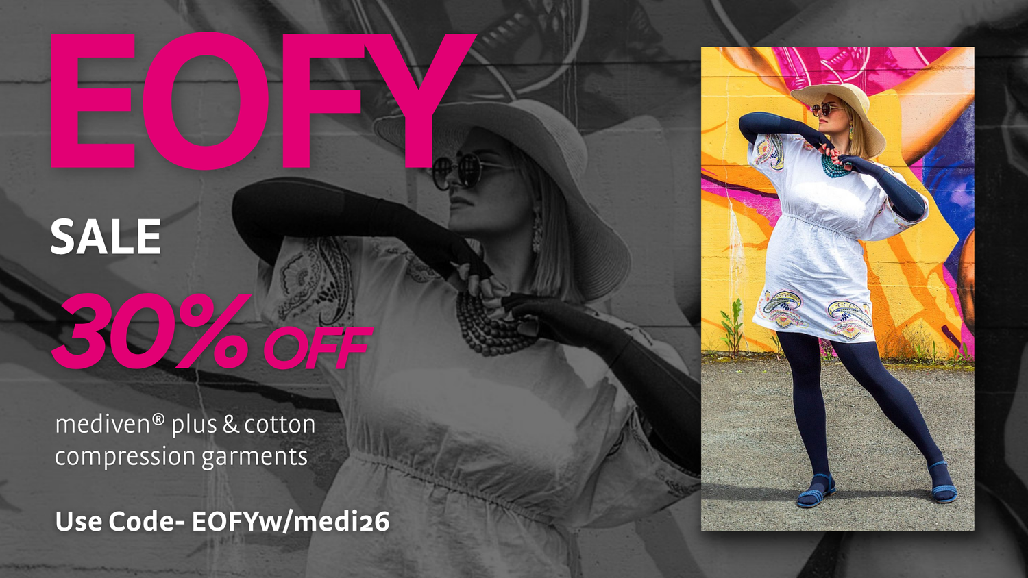 EOFY Sale: 30% Off mediven® plus & cotton