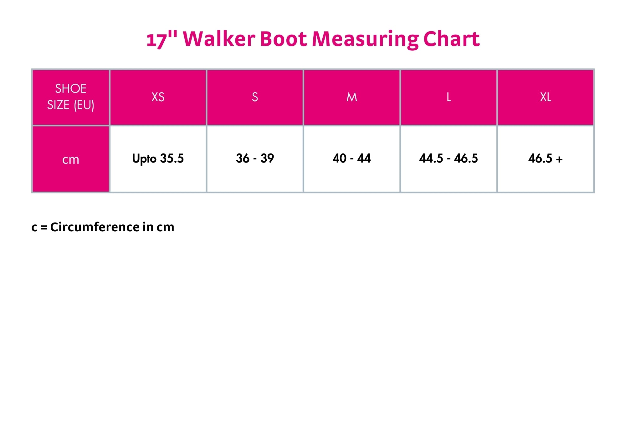 Walker Boot 17" | Universal Left & Right Leg