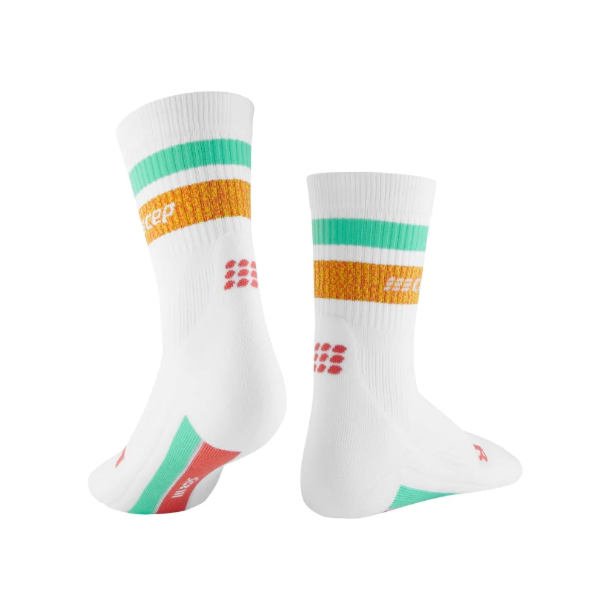 Miami Vibes 80's Mid Cut Compression Socks | Women