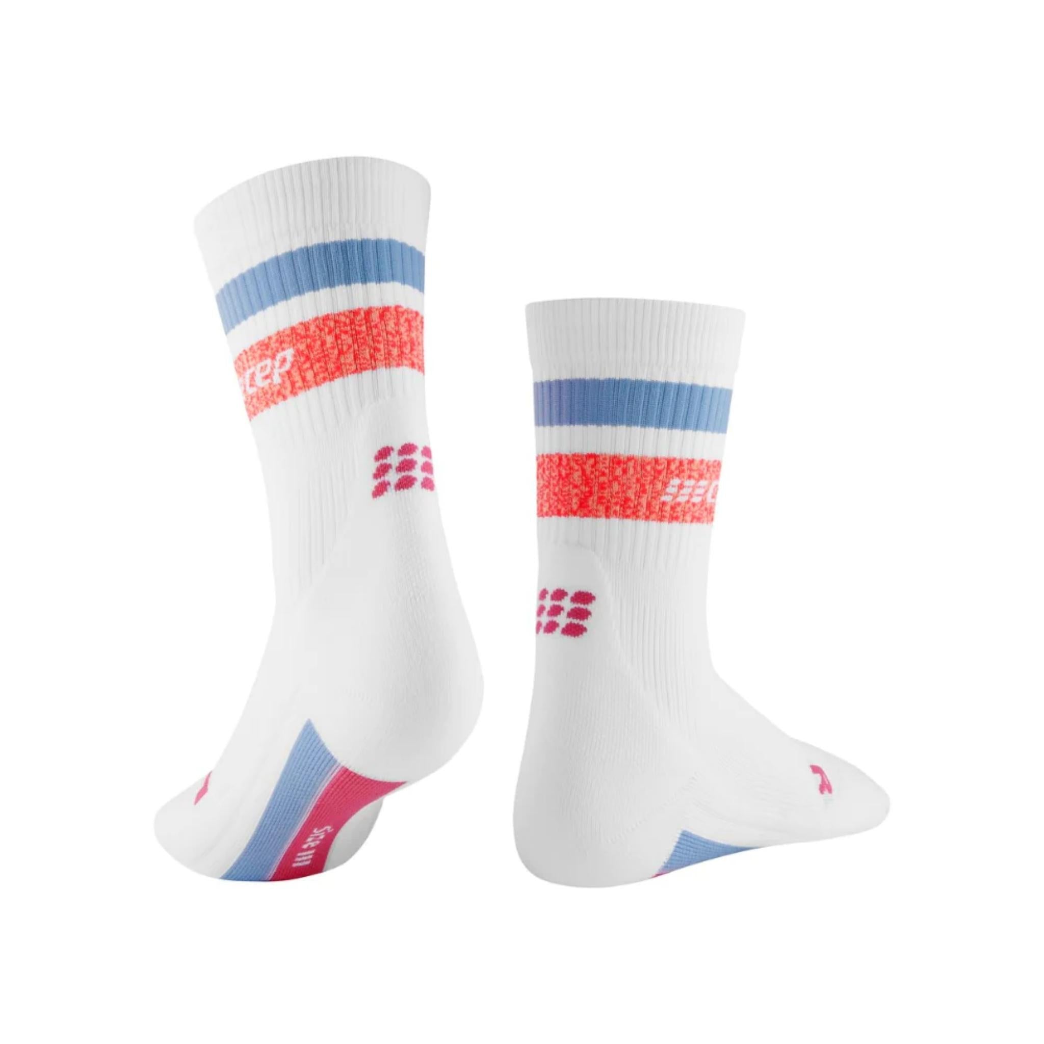 Miami Vibes 80's Mid Cut Compression Socks | Women