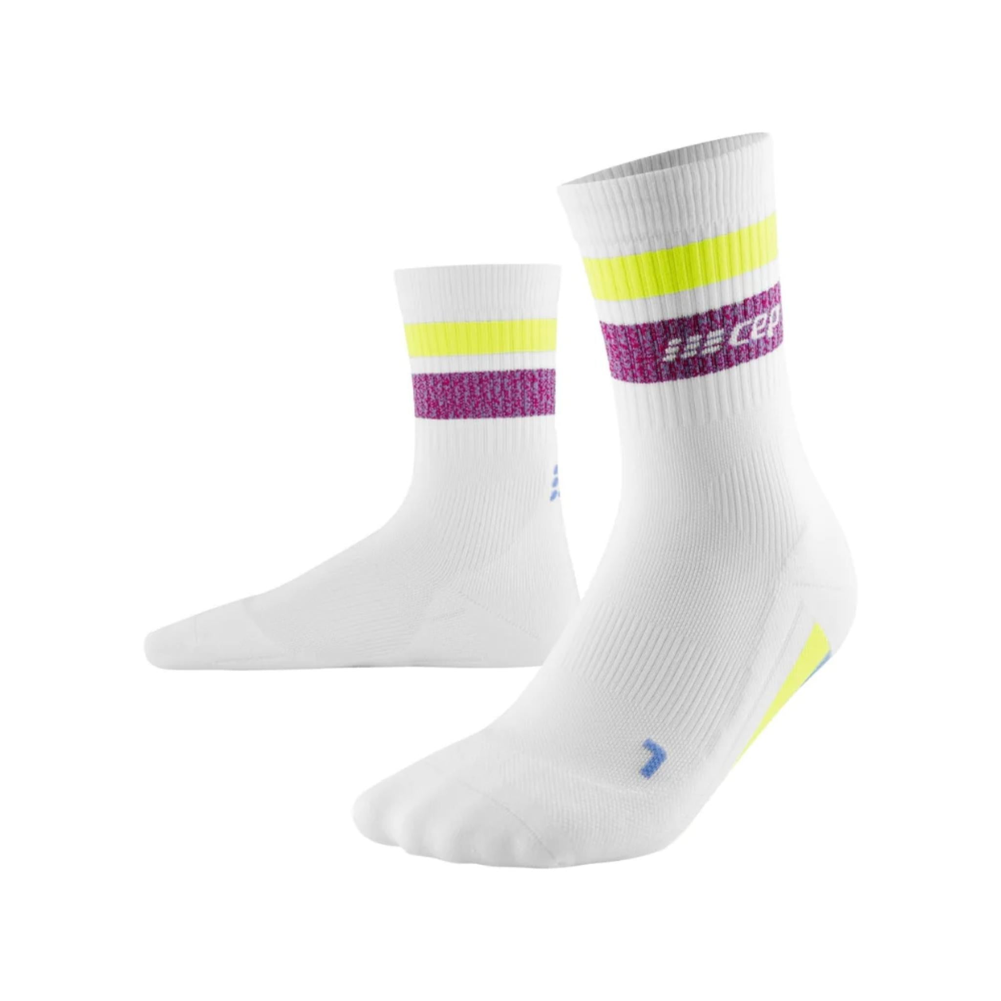 Miami Vibes 80's Mid Cut Compression Socks | Women