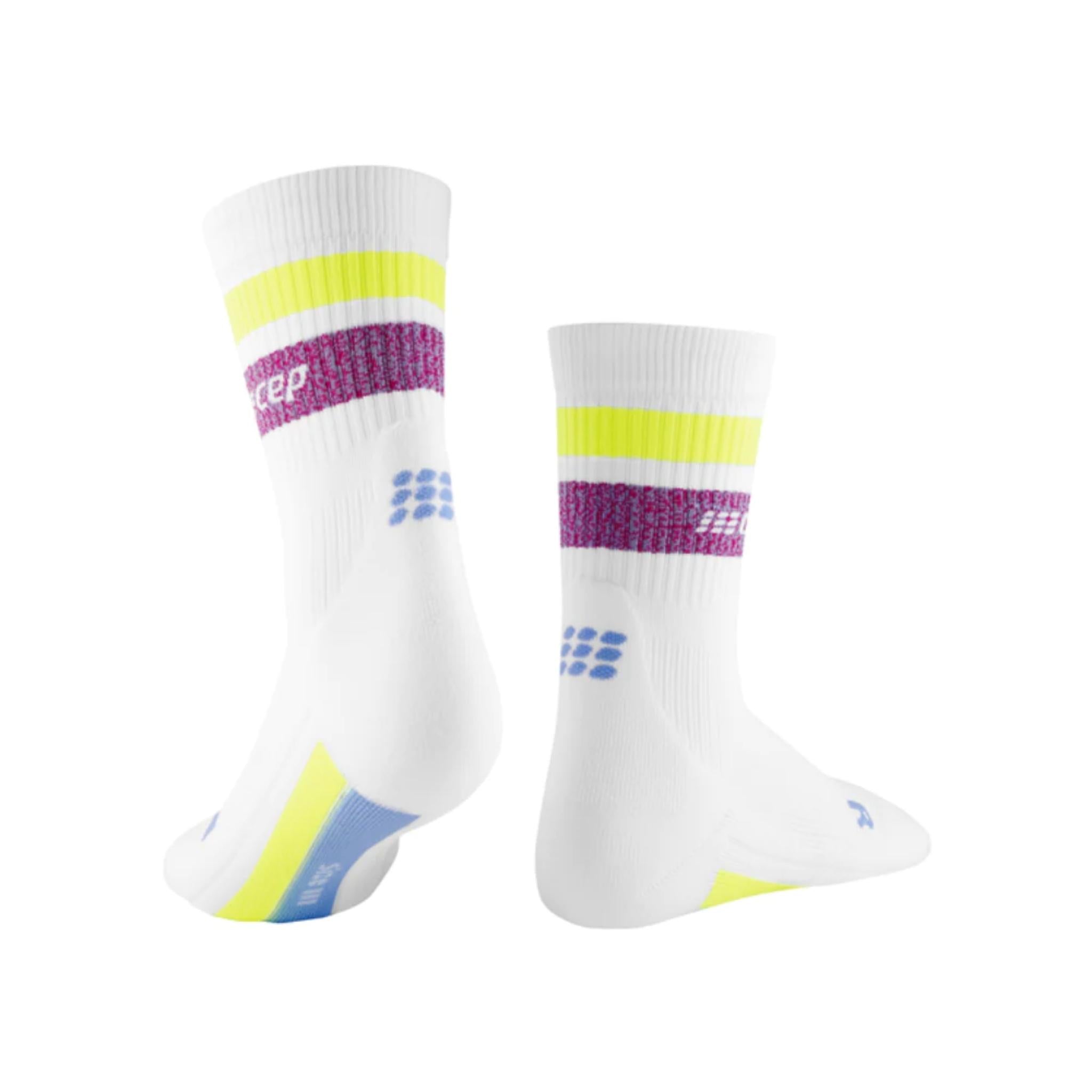 Miami Vibes 80's Mid Cut Compression Socks | Women