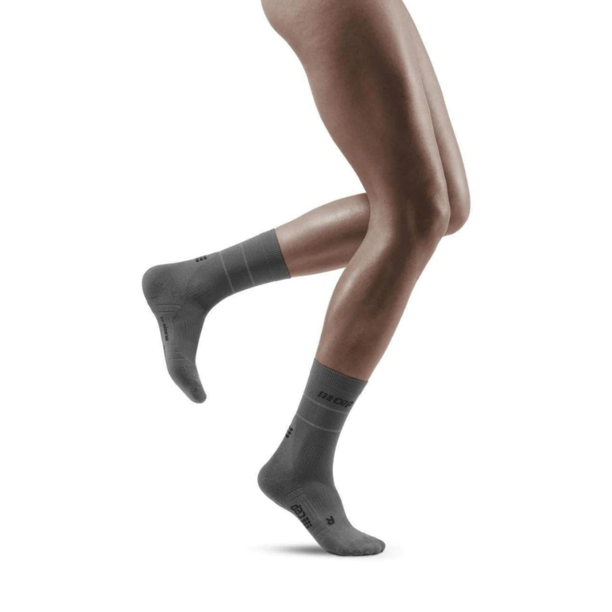 Reflective Mid Cut Compression Socks | Women