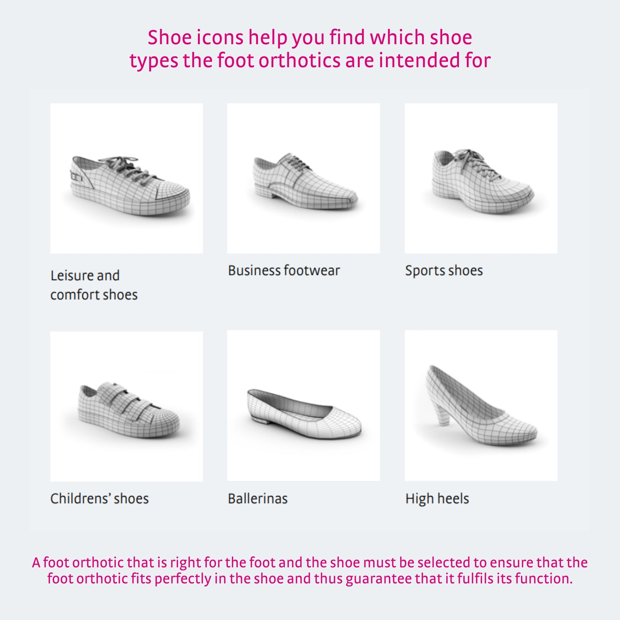 Foot Support Business | Orthotic Insoles for Dress Shoes | Support & Comfort