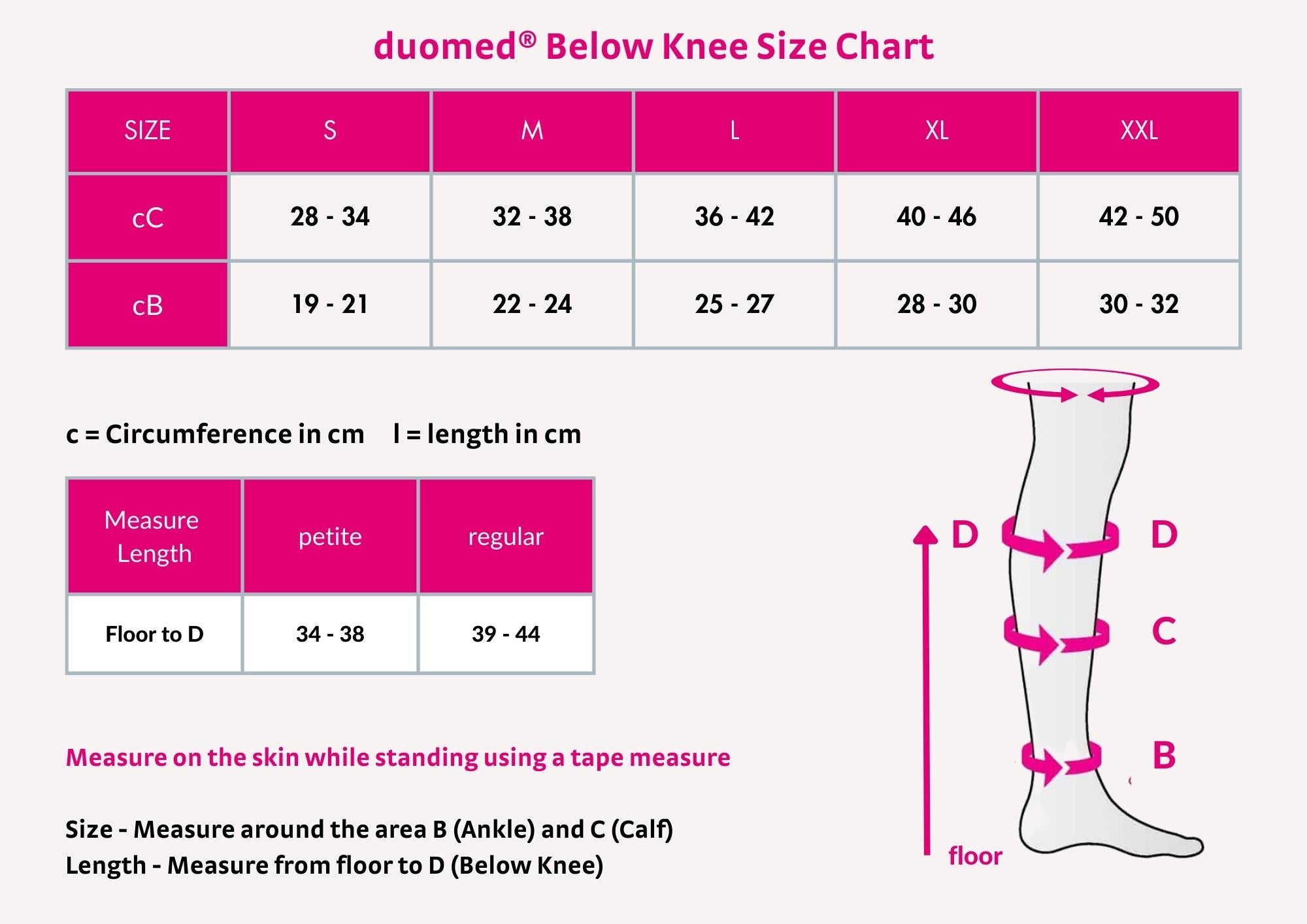 duomed®️ Below Knee Compression Stockings