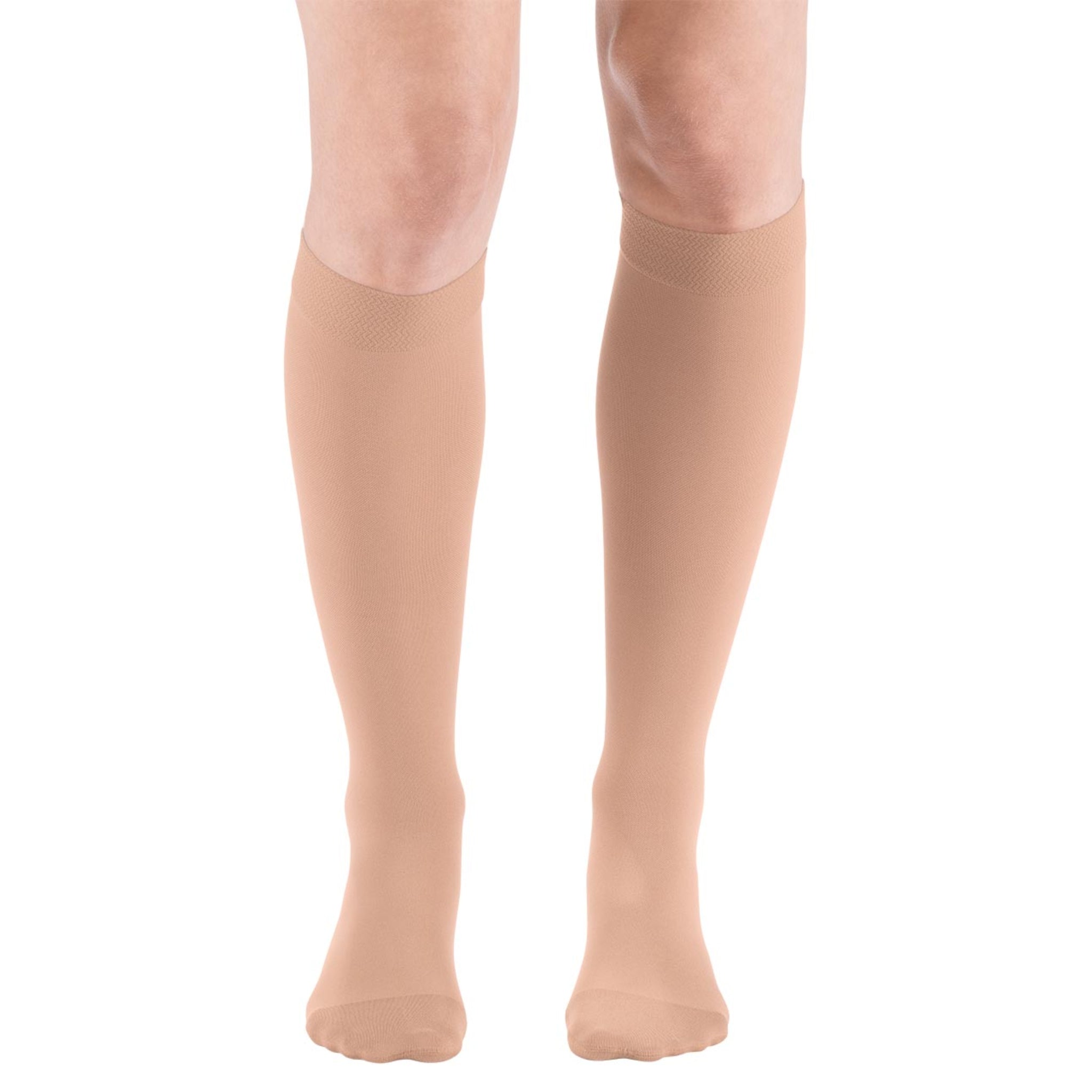 mediven comfort Knee High Compression Stockings Caramel