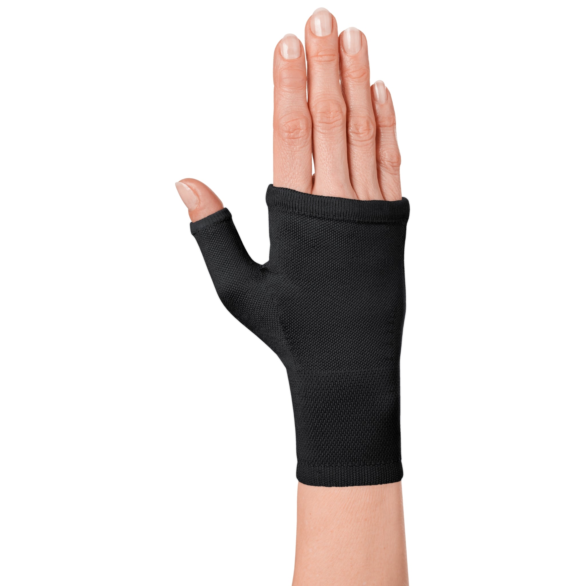 mediven® harmony Seamless Glove without Fingers Black