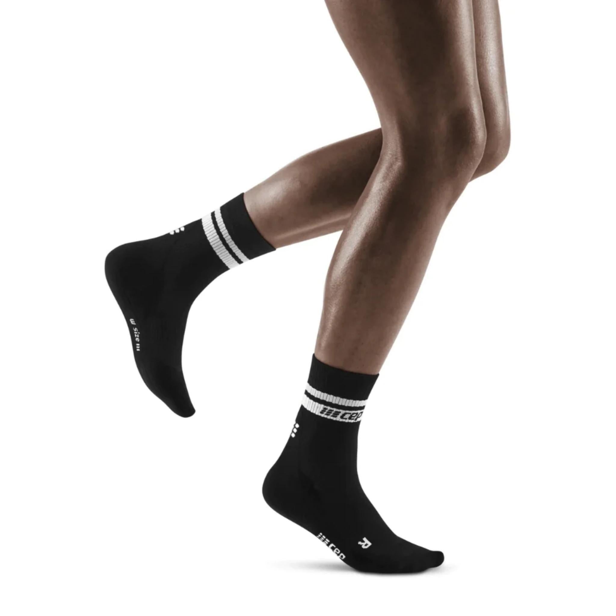 80's Mid Cut Compression Socks | Women