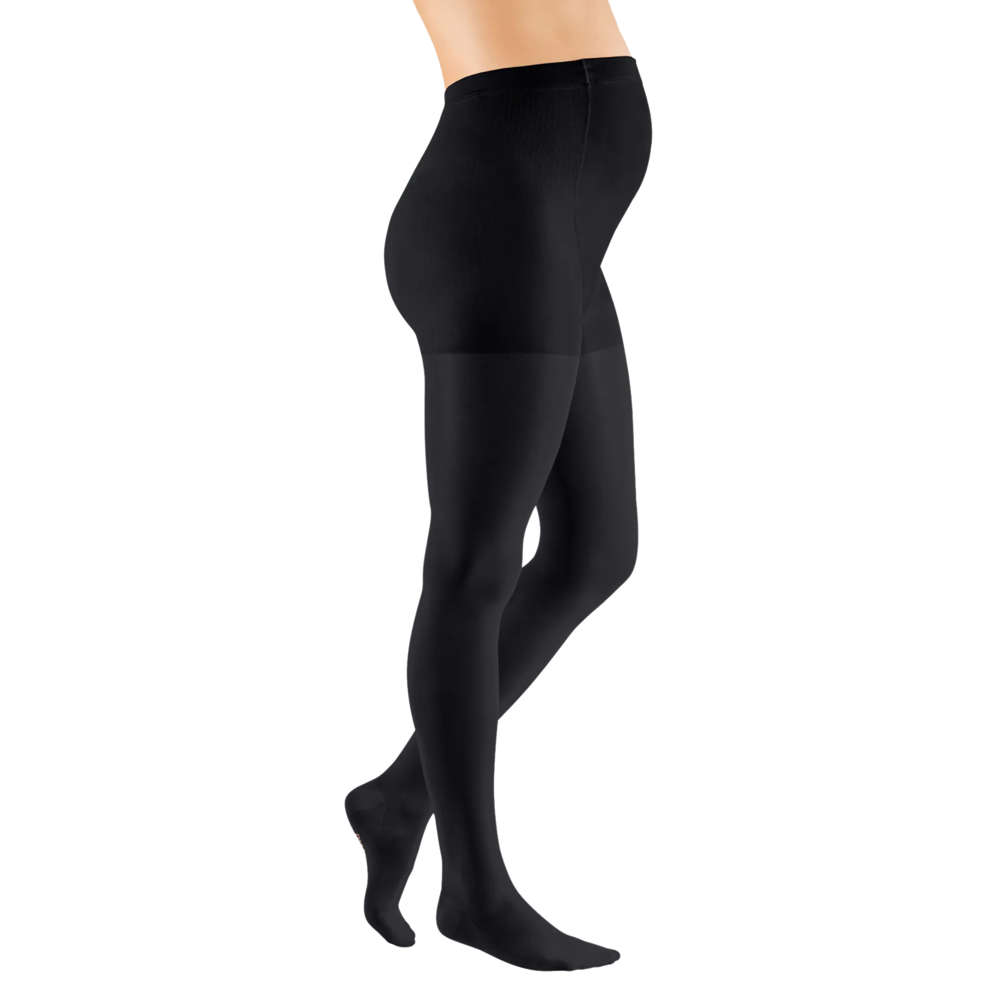 Compression Stockings  Maternity Pantyhose  Closed Toe  Black  mediven elegance®