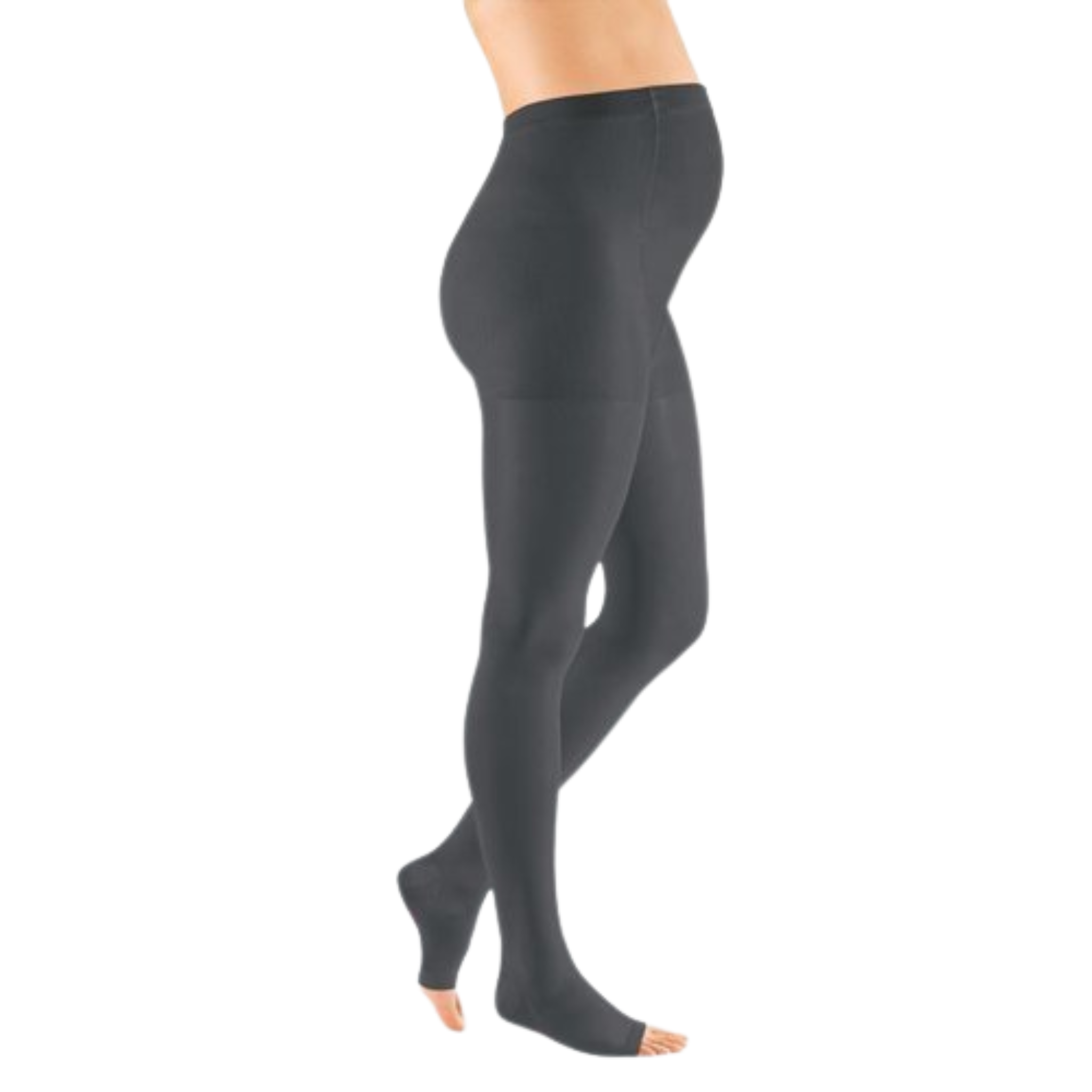 Compression Stockings Maternity Pantyhose Closed Toe Black mediven plus®