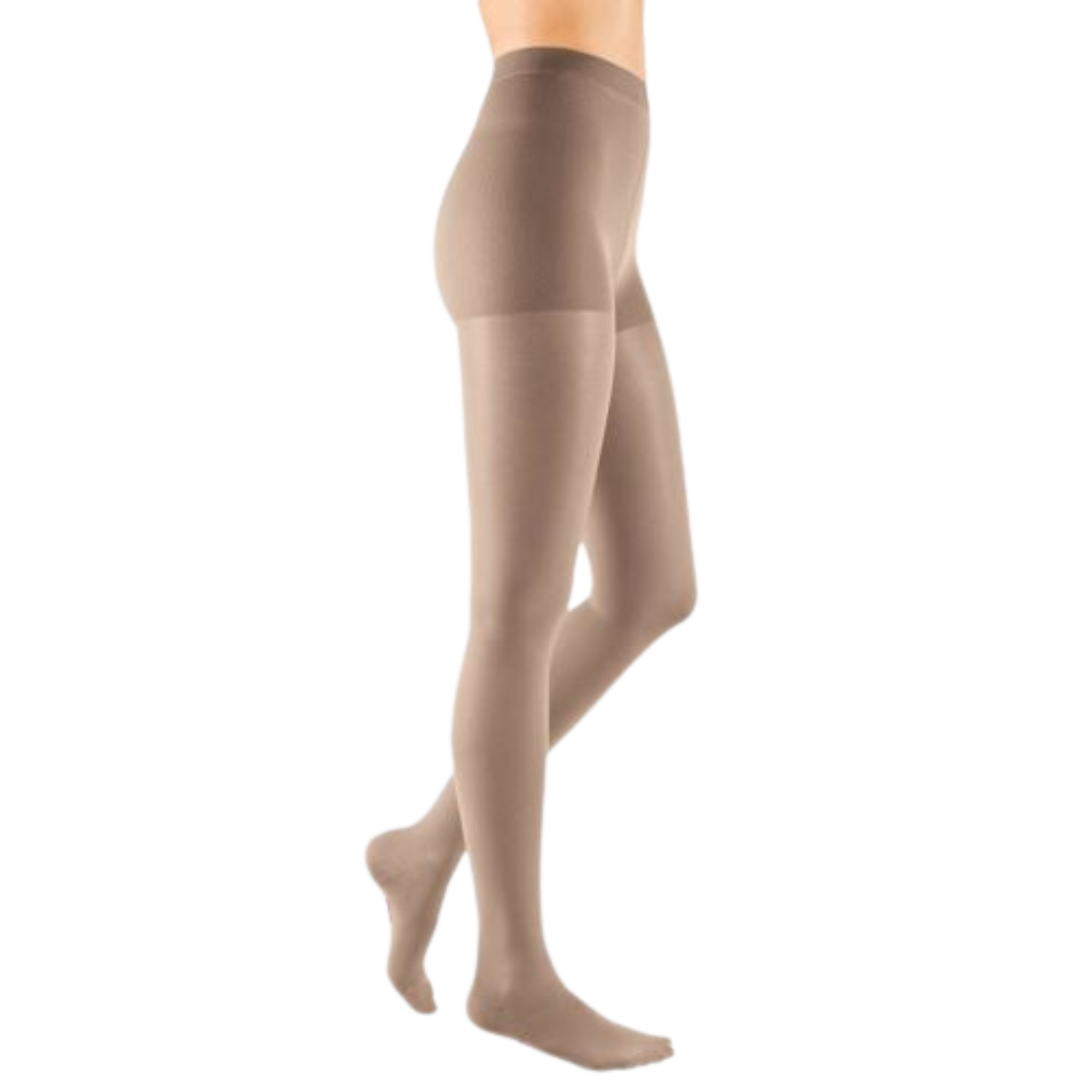 Compression Stockings Pantyhose Cloed Toe Caramel mediven elegance®