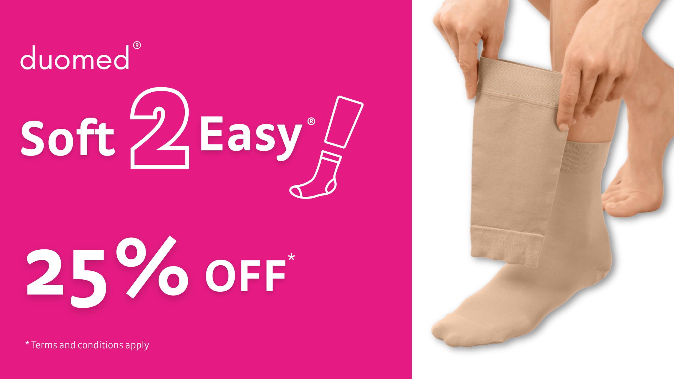 duomed® Soft 2Easy® Sale Now Live: 25% Off
