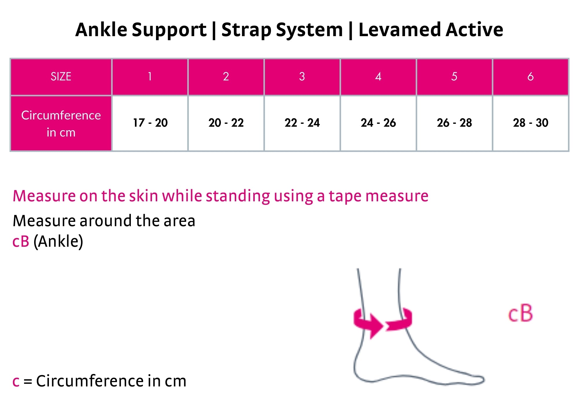 Ankle Support | Strap System | Levamed Active