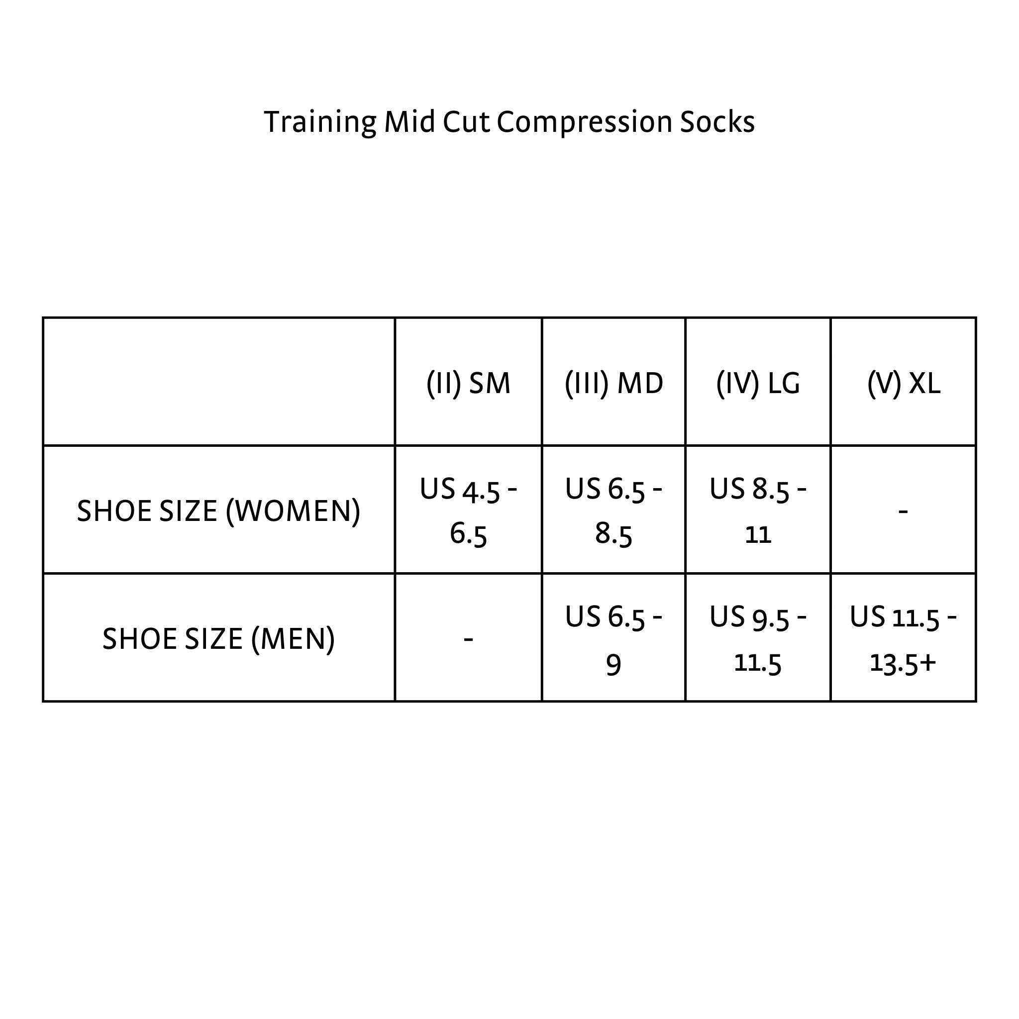 Training Mid Cut Compression Socks | Unisex