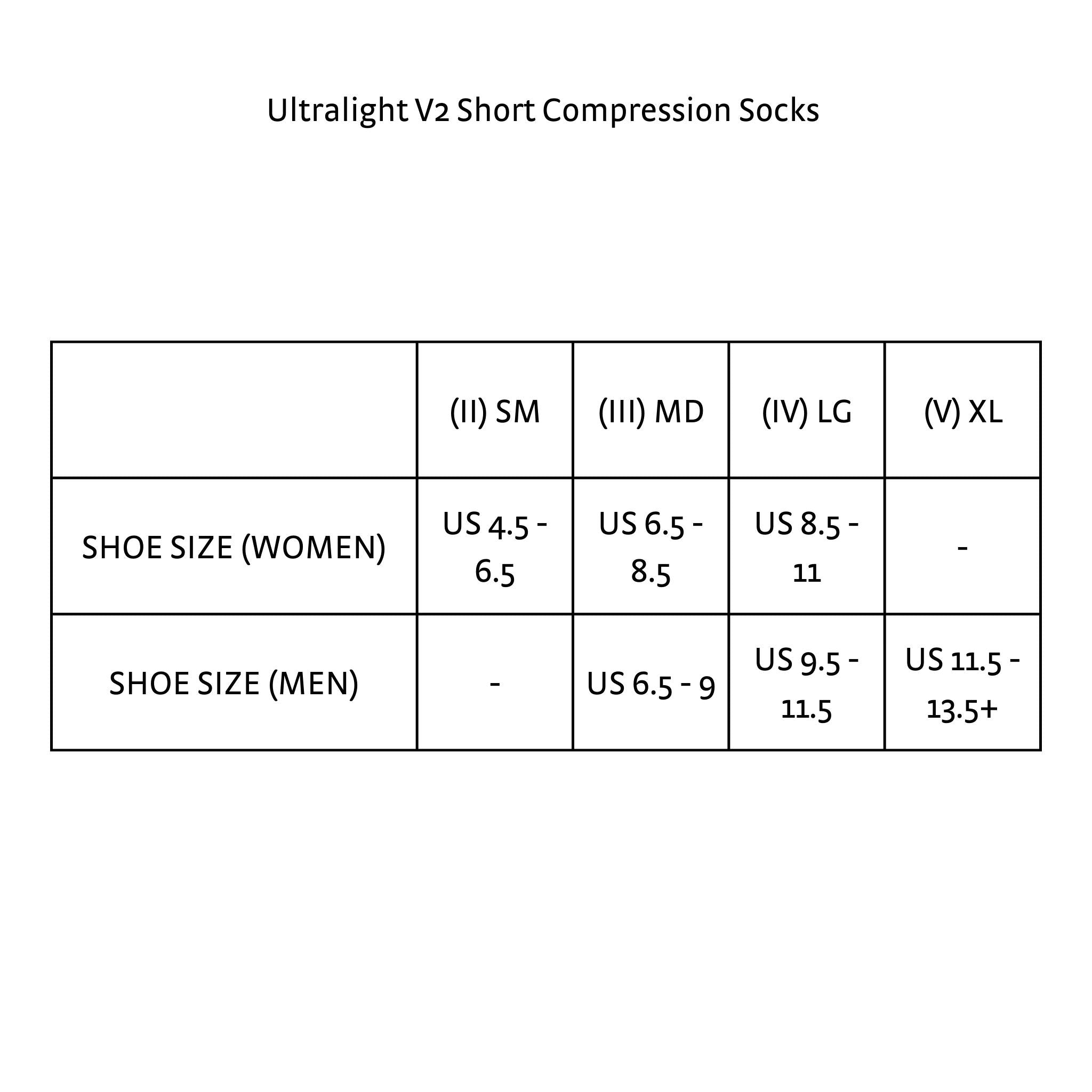 Ultralight V2 Short Compression Socks | Women
