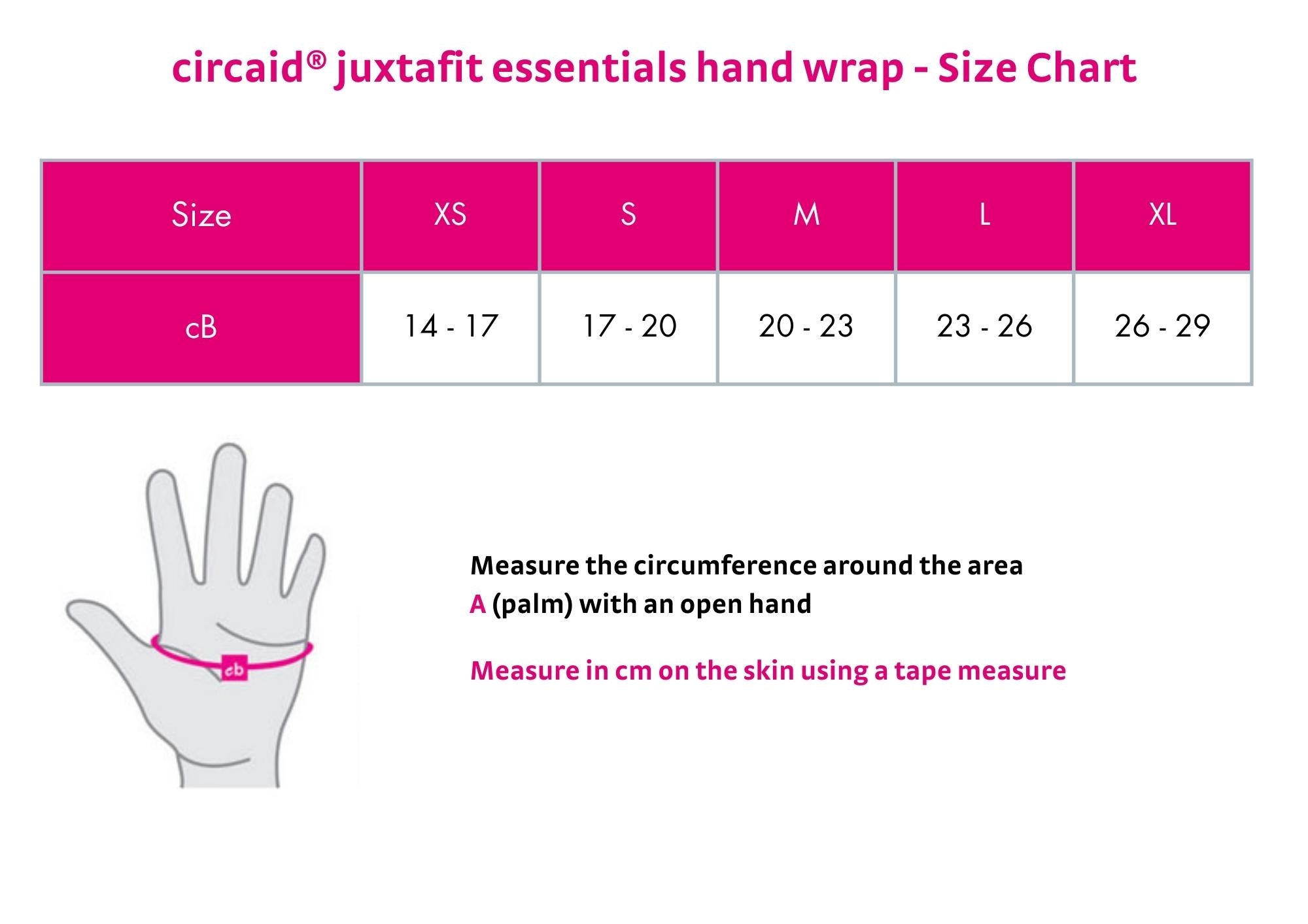 circaid® juxtafit Essentials Compression Hand Wrap