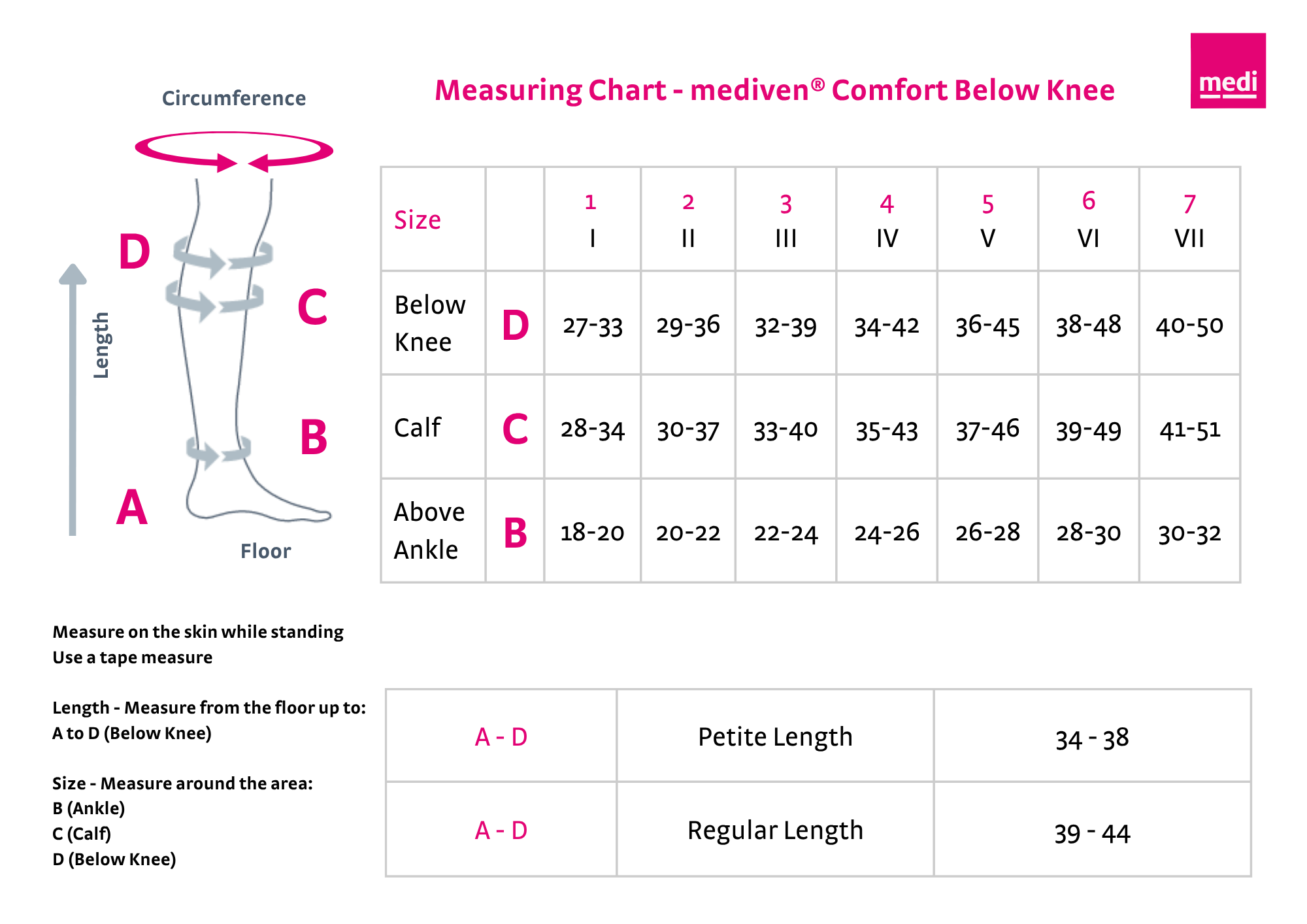 mediven® Comfort Below Knee Compression Stockings (Beige)