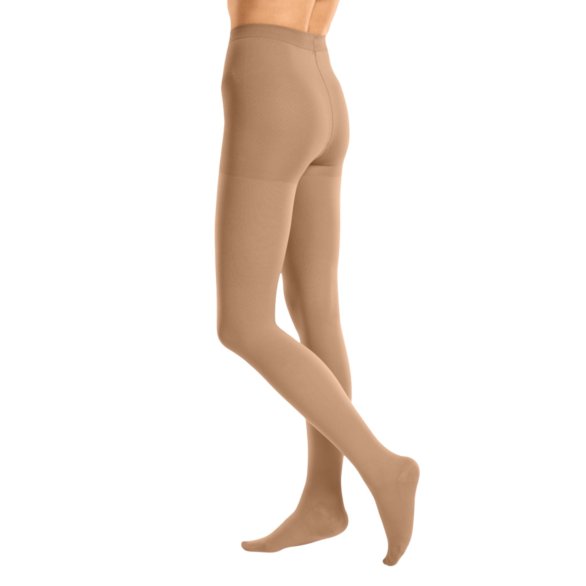 mediven cotton® Pantyhose Compression Stockings Closed Toe (Caramel)