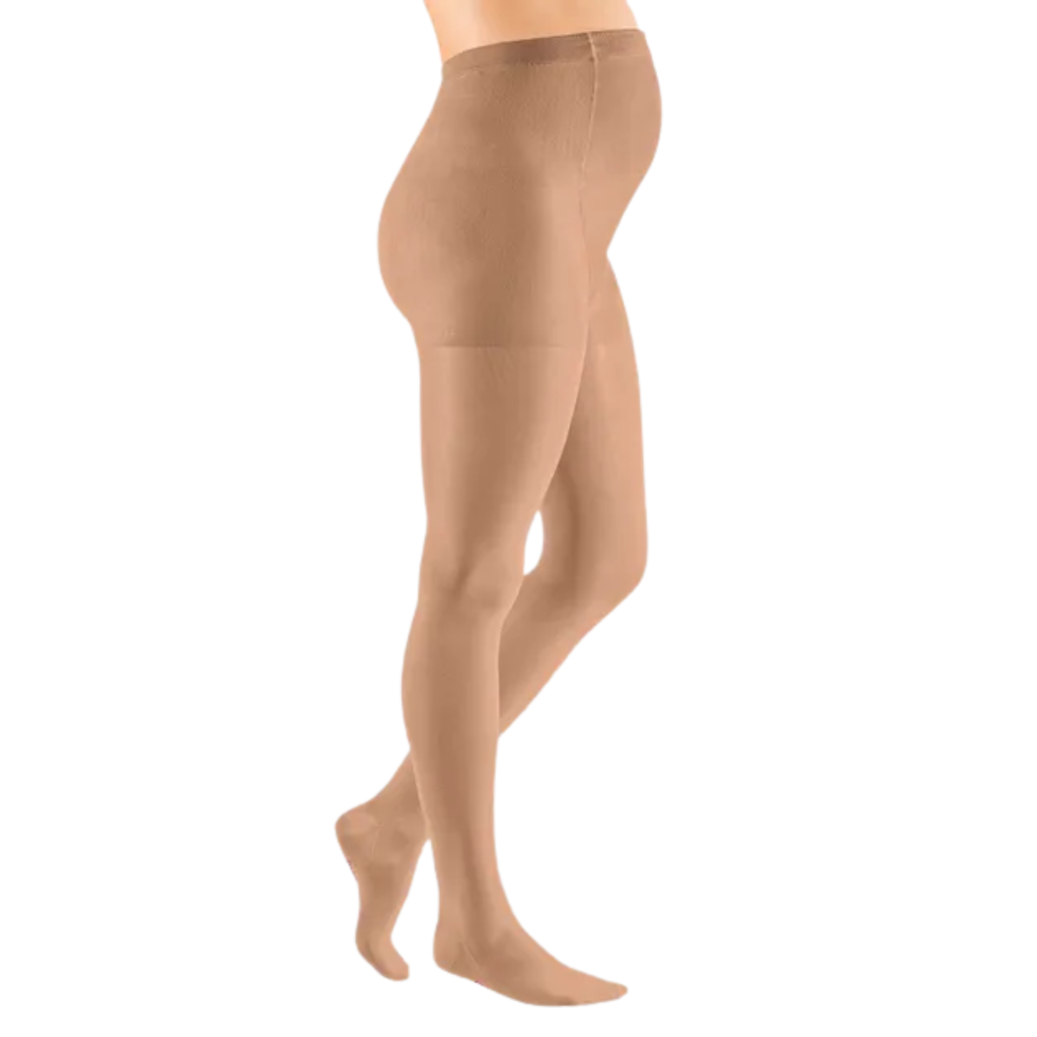 Compression Stockings  Maternity Pantyhose  Closed Toe  Caramel  mediven elegance®