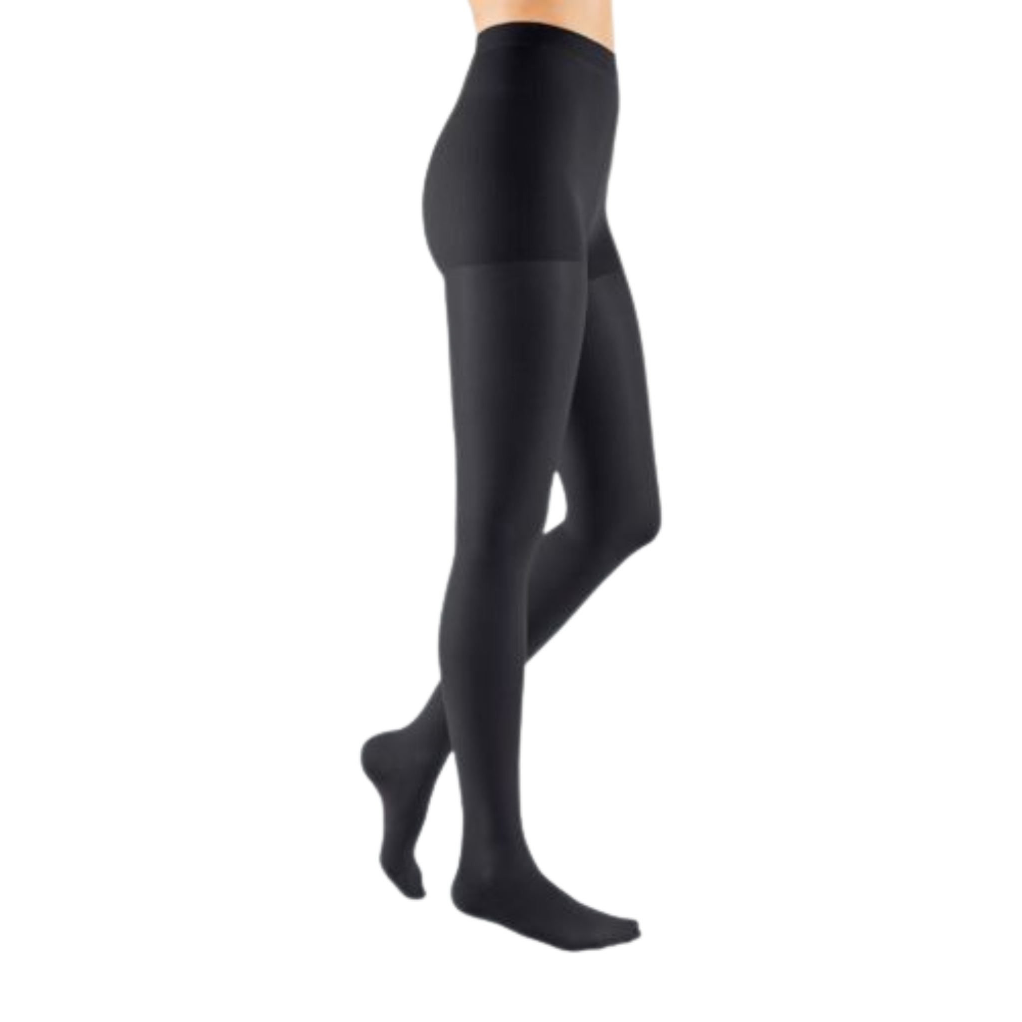 Compression Stockings | Pantyhose | Open Toe | Black | mediven elegance®
