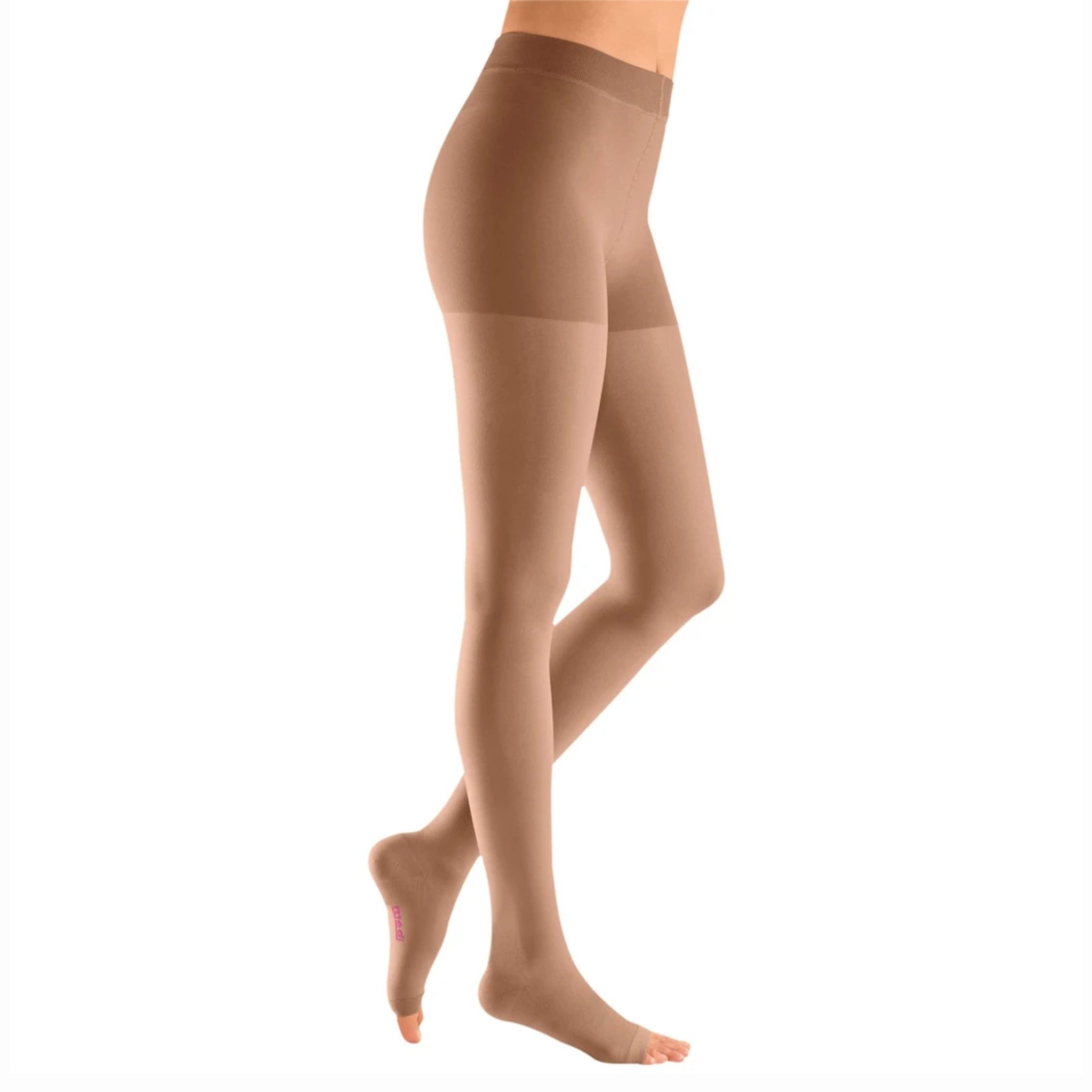 Compression Stockings | Pantyhose | Open Toe | Beige | mediven®️ plus